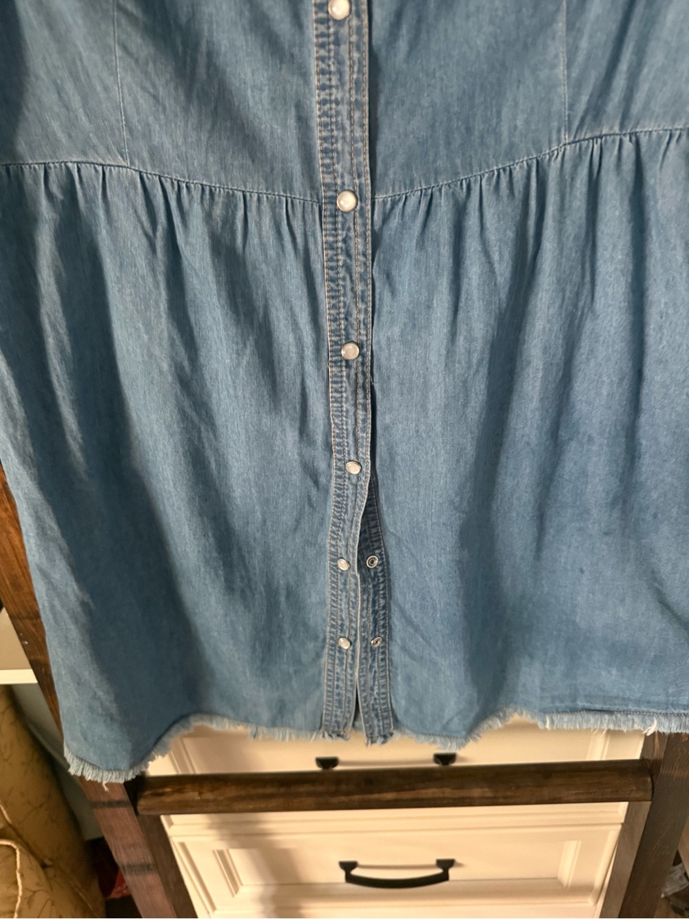 Denim Shirt Dress - Picture 4 of 5